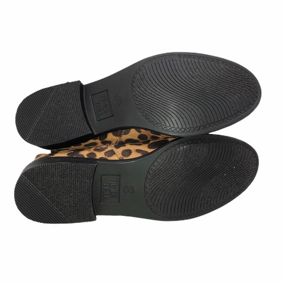 (SH-317) Time And Tru Leopard Print Boots Size 8.5 - Picture 5 of 5